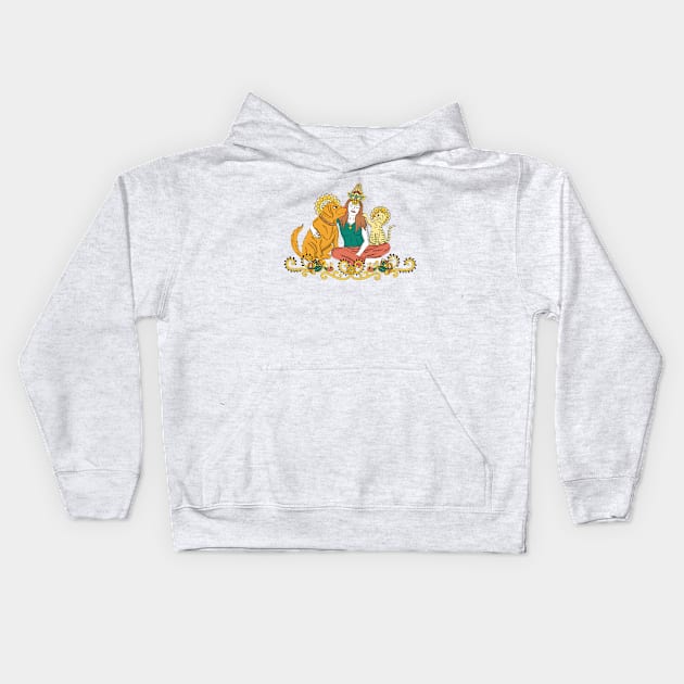 Caress of life Kids Hoodie by magiareal